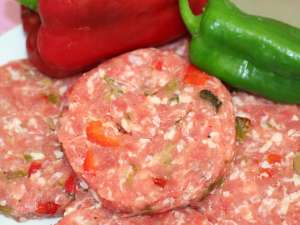 Hamburguesa amb escalivada 100gr